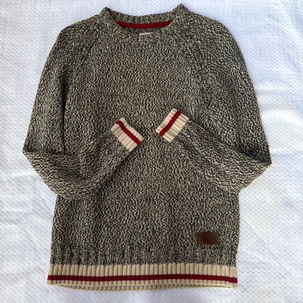 Roots Cabin Crew Neck Sweater Winter Cozy Sweater
